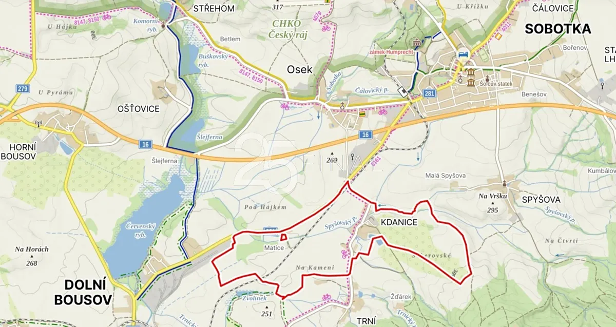 Prodej pole 5536 m²